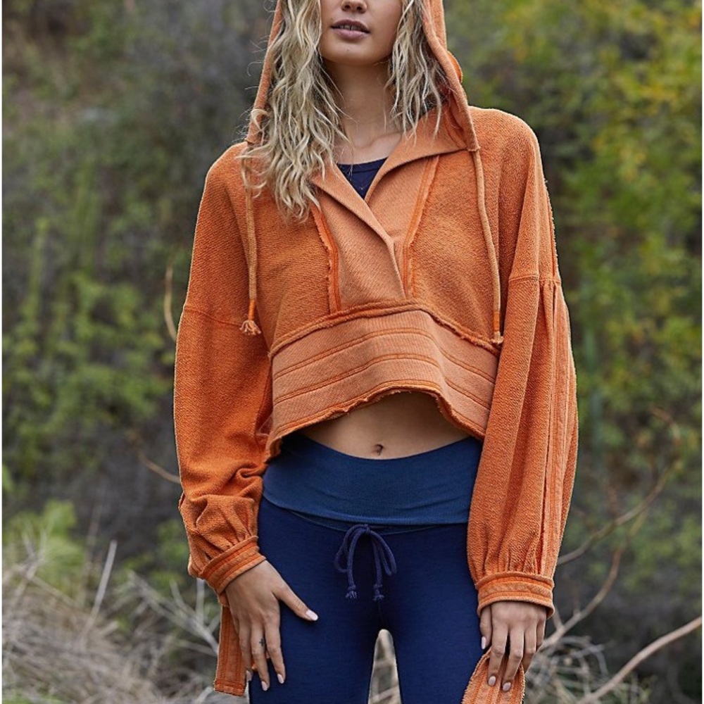 NEW! FP MOVEMENT half court sweat hoodie sweater - Picture 4 of 12